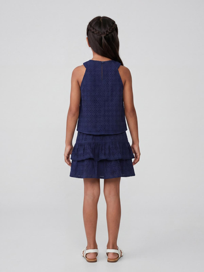 Navy Halter Top & Tiered Skirt Set Preview #2