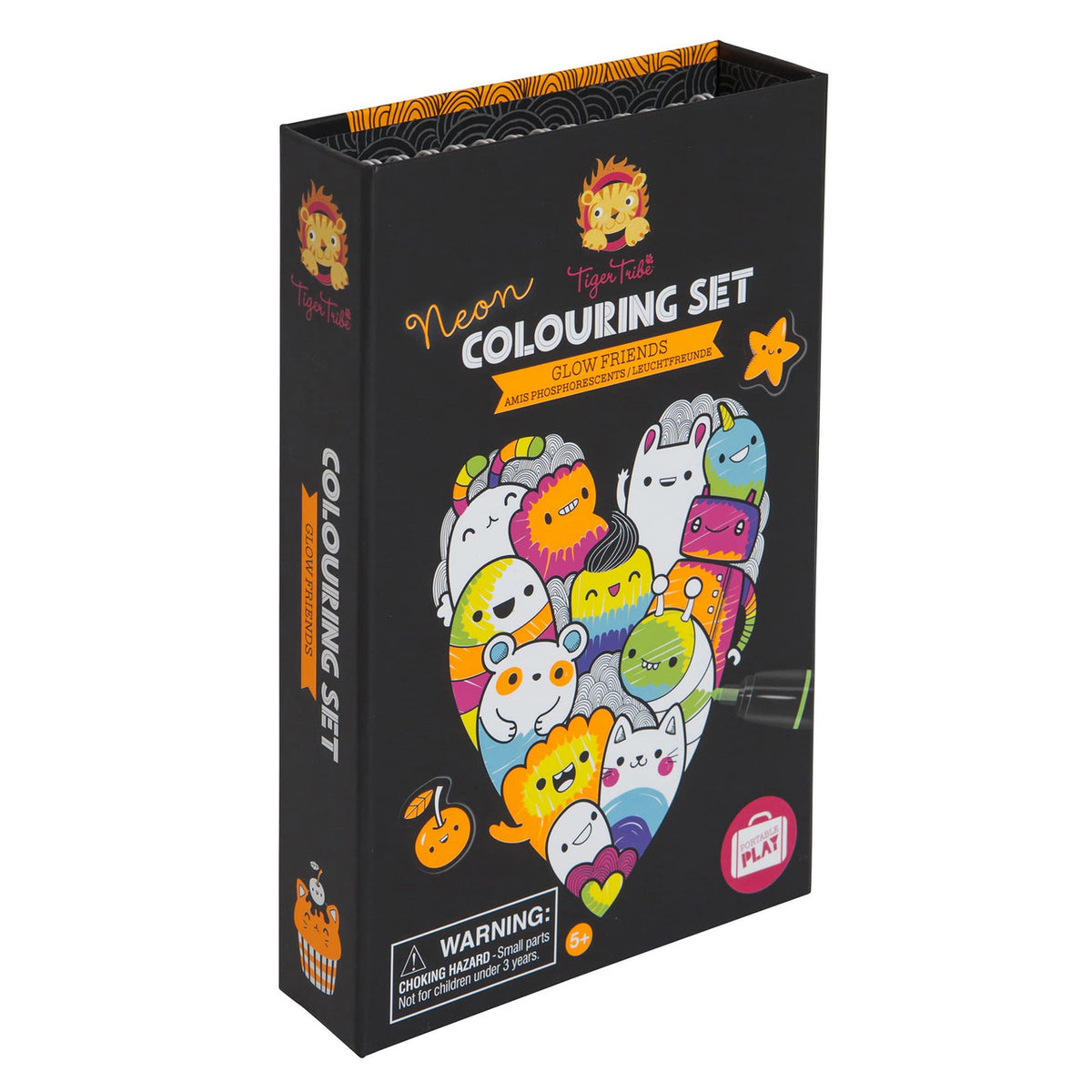 Glow Friends Neon Coloring Set Cover
