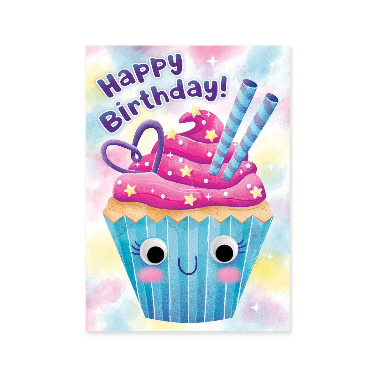 Cupcake Googly Eyes Card Cover