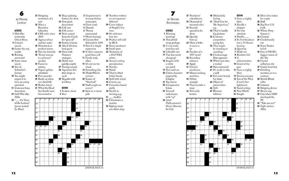 Hard as a Rock Crosswords: Really Hard Preview #3