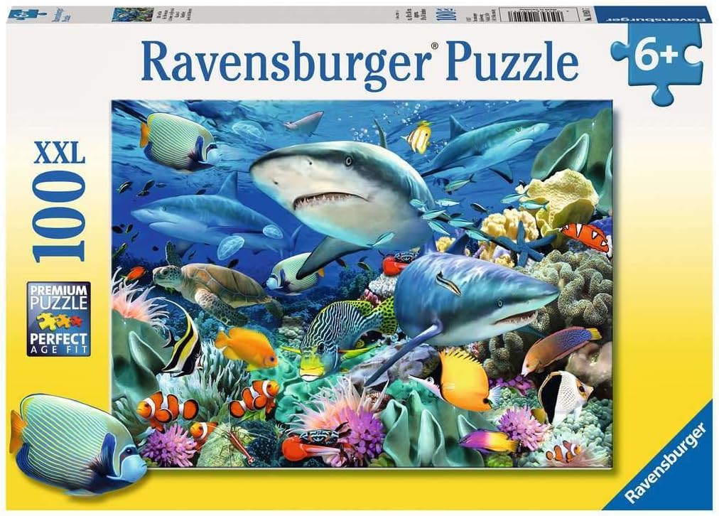 Tomfoolery Toys | Shark Reef 100pc Puzzle