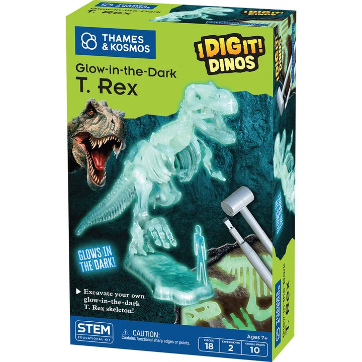 Tomfoolery Toys | I Dig It! Dinos: GITD T. Rex Excavation Kit