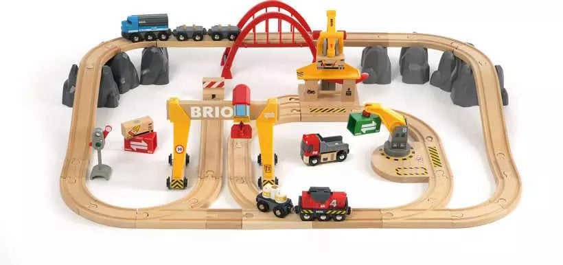 Tomfoolery Toys | Cargo Railway Deluxe Set