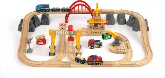 Tomfoolery Toys | Cargo Railway Deluxe Set