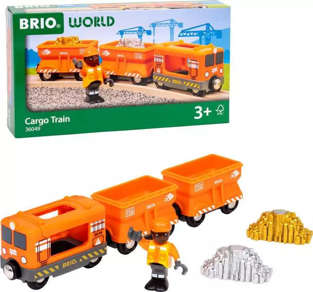 Tomfoolery Toys | Gold Cargo Train