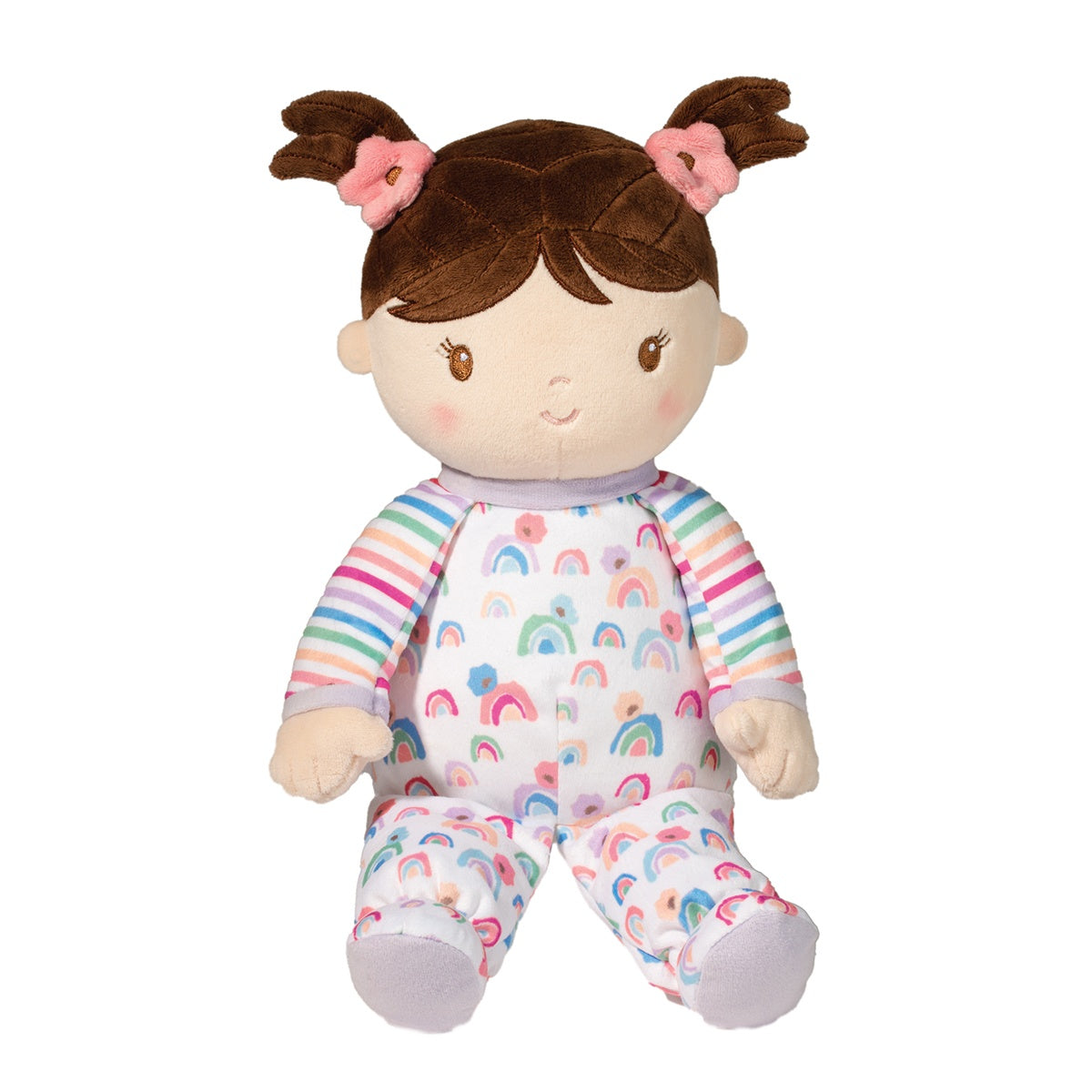 Tomfoolery Toys | Isabelle Rainbow Stripe Doll