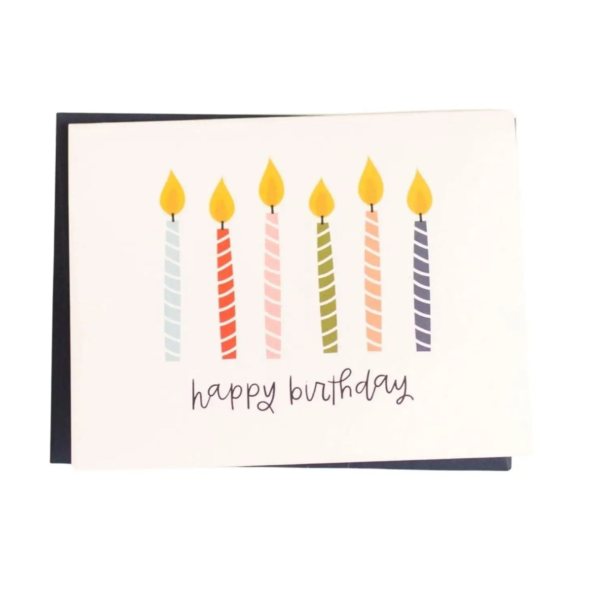 Happy Birthday Candles Card Cover