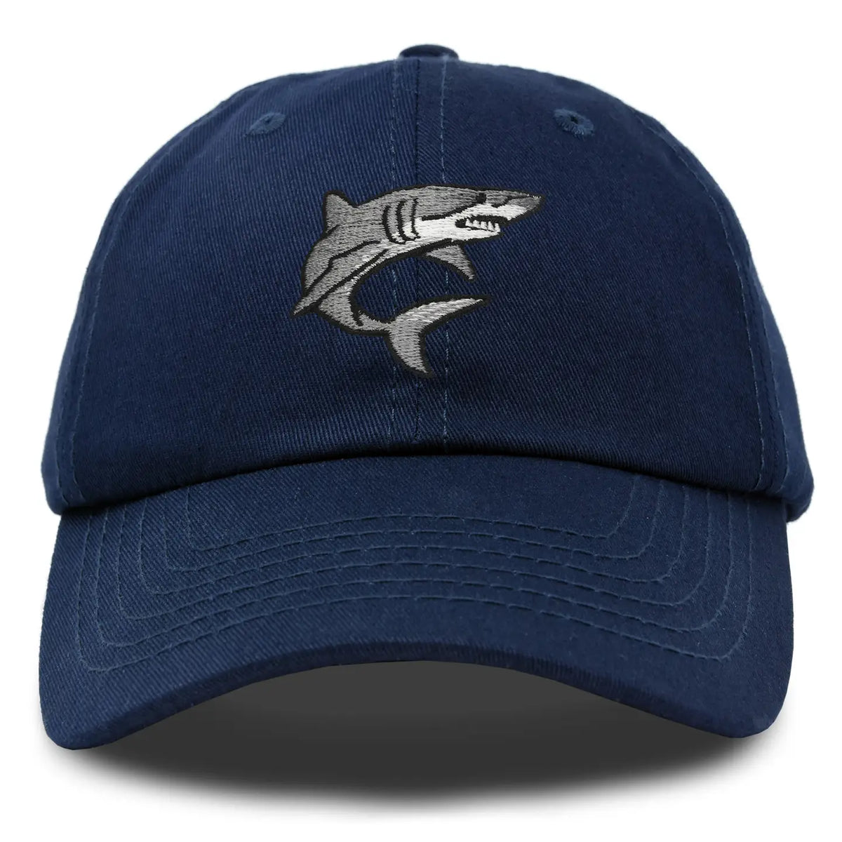 Youth Navy Shark Cap Cover