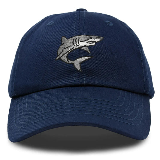 Tomfoolery Toys | Youth Navy Shark Cap