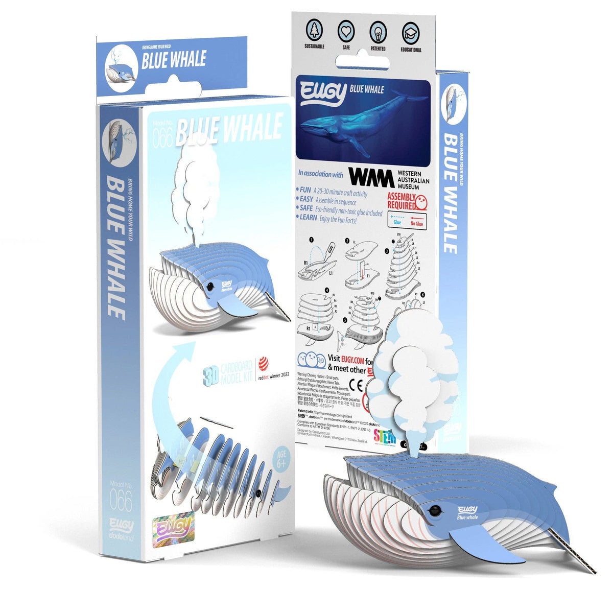 Blue Whale 3D Puzzle Cover