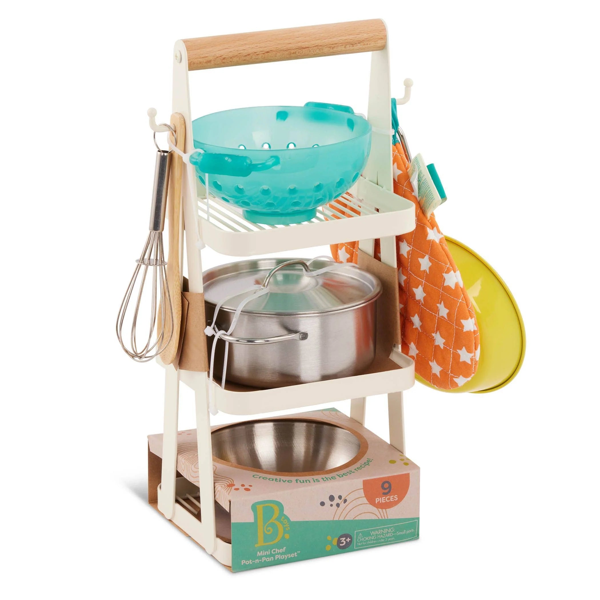 Tomfoolery Toys | Mini Chef: Pots-N-Pans Playset