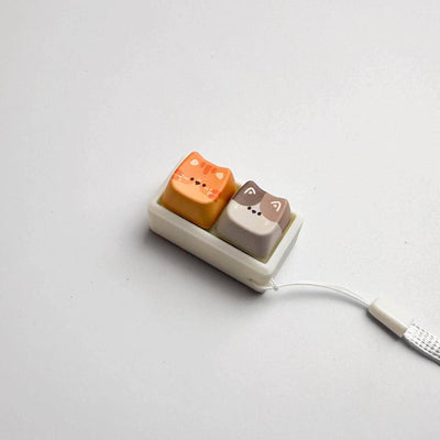 Cat Keycap Bag Charm 3 key caps Preview #7