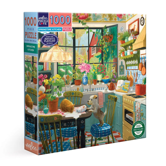 Tomfoolery Toys | Springtime Kitchen 1000pc Puzzle