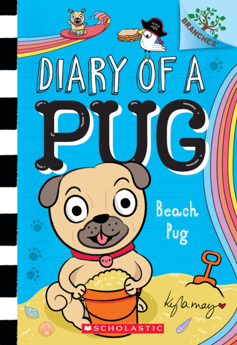 Diary of a Pug #10: Beach Pug Cover