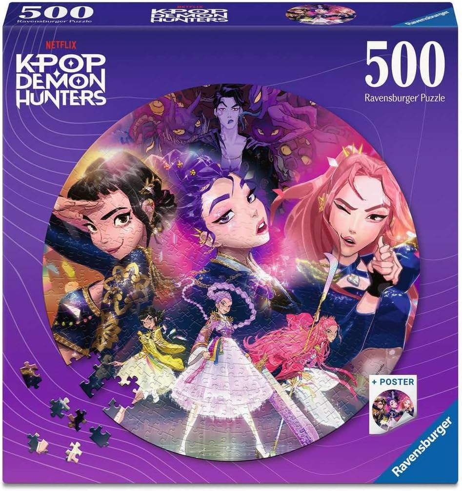 KPop Demon Hunters 500pc Puzzle Cover
