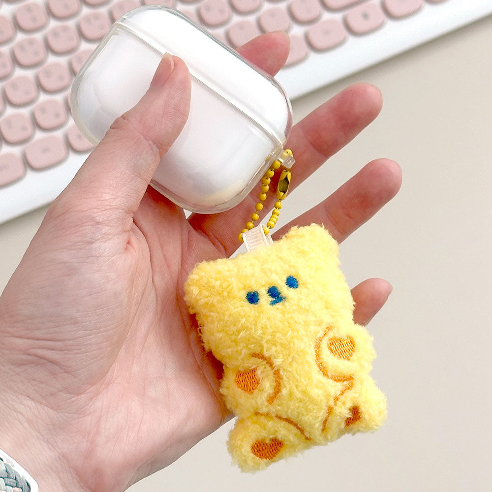 Pastel Bear Key Ring Cover