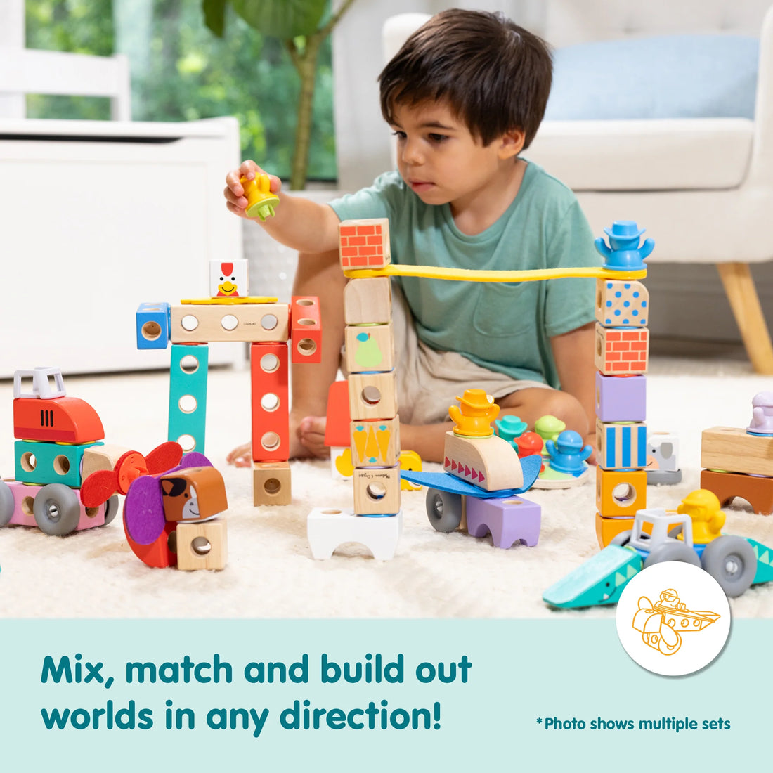 Blockables Vehicles Play Set 54pc Preview #4