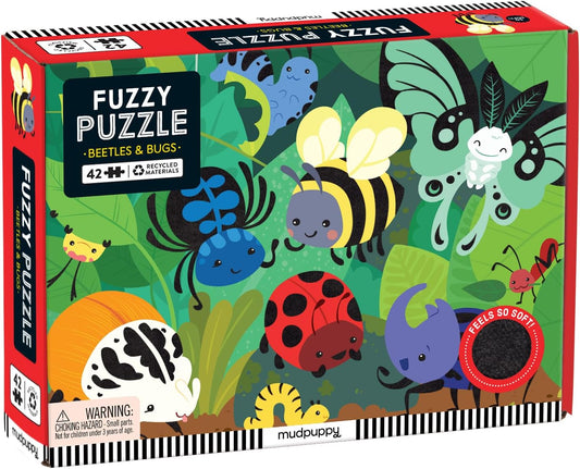 Tomfoolery Toys | Beetles & Bugs Fuzzy Puzzle