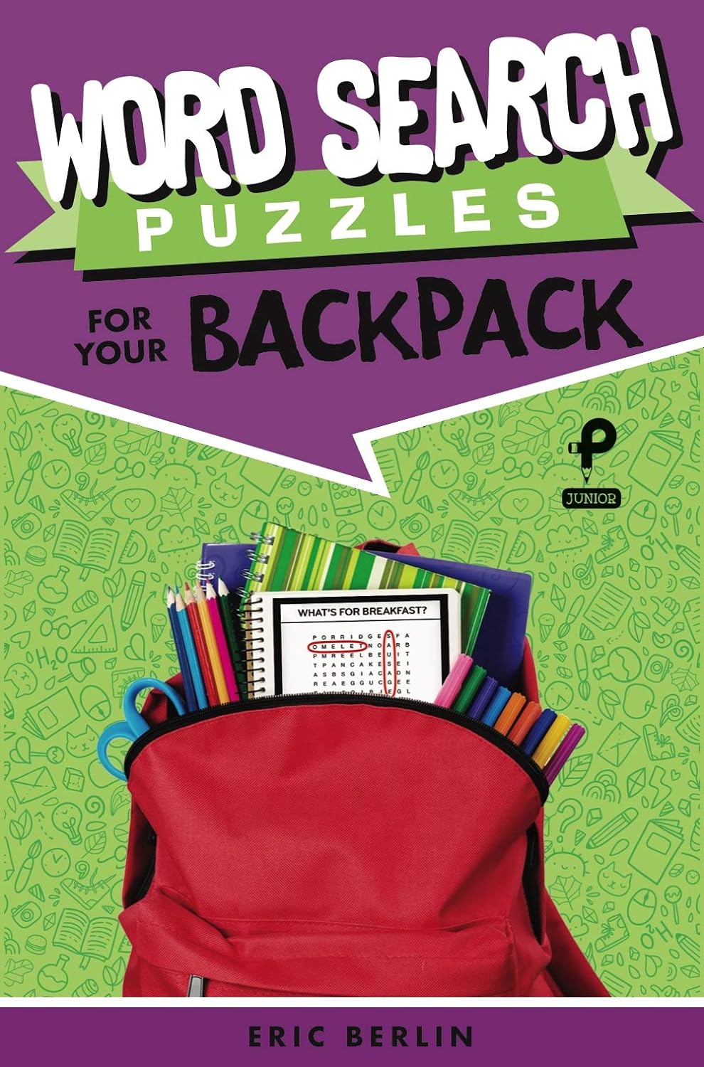 Word Search Puzzles for Your Backpack Cover