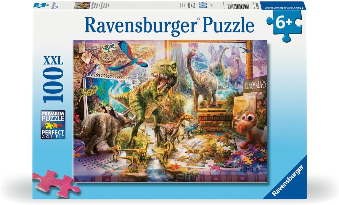 Tomfoolery Toys | Dinosaur Escape 100pc Puzzle