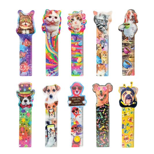 Tomfoolery Toys | Furry Friends Lenticular Bookmark