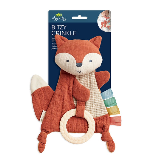 Tomfoolery Toys | Fox Bitzy Crinkle