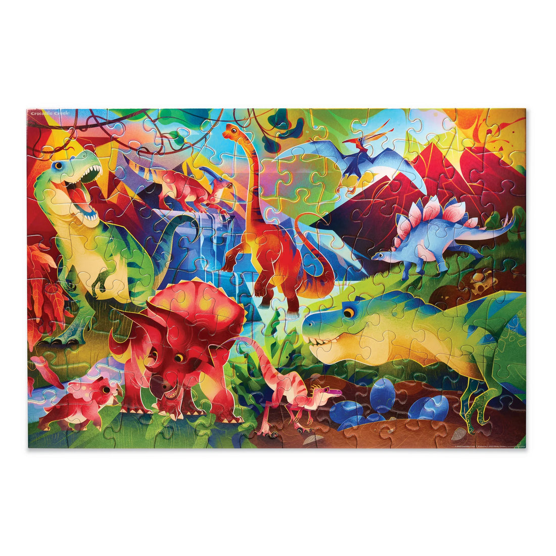 Dinosaur World 100pc Holographic Puzzle Preview #2