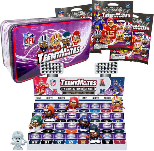 Tomfoolery Toys | NFL TeenyMates 2025 Football Series 13 Collector Tin Set