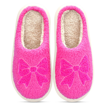 Pink Cozy Bow Slippers Preview #2