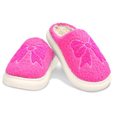Pink Cozy Bow Slippers Preview #1
