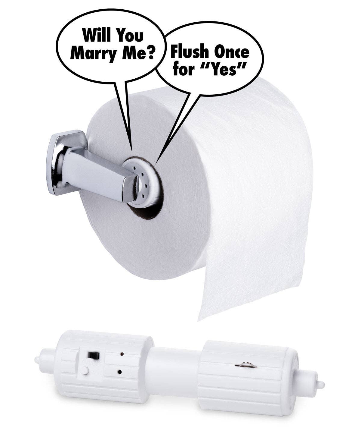 Tomfoolery Toys | Talking Toilet Paper Roll Holder
