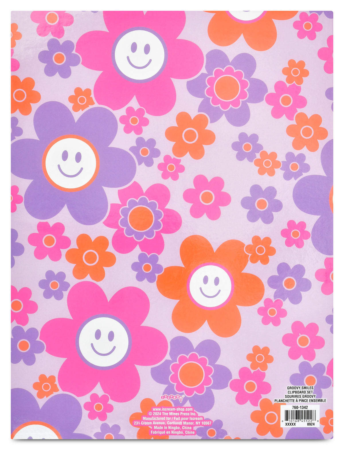 Groovy Smiles Clipboard Set Cover