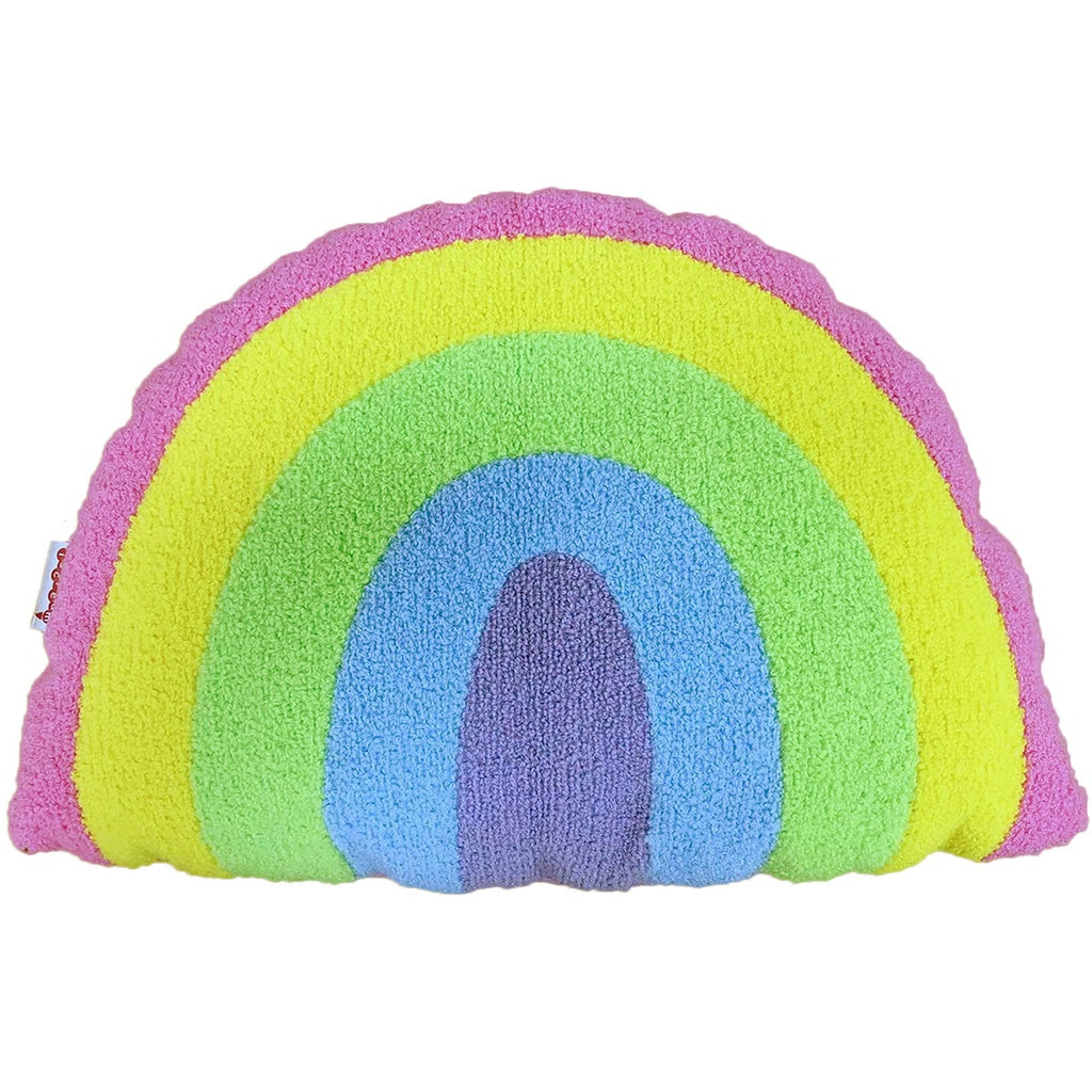 Chenille Rainbow Pillow Cover