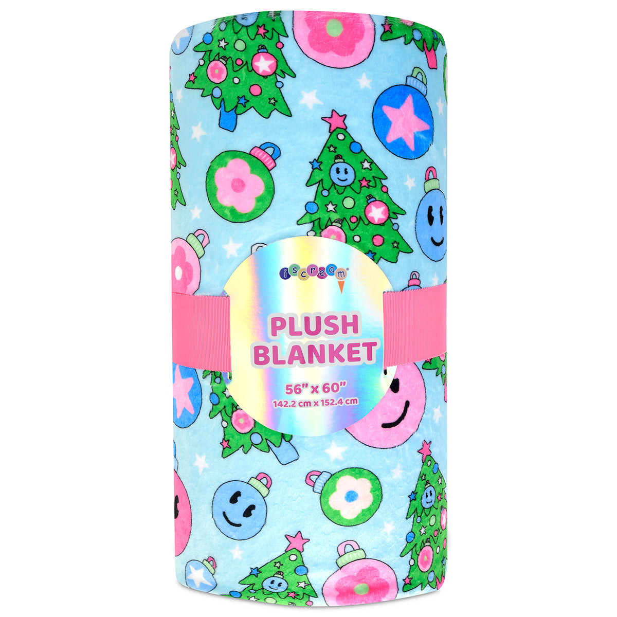 Groovy Holiday Plush Blanket Cover