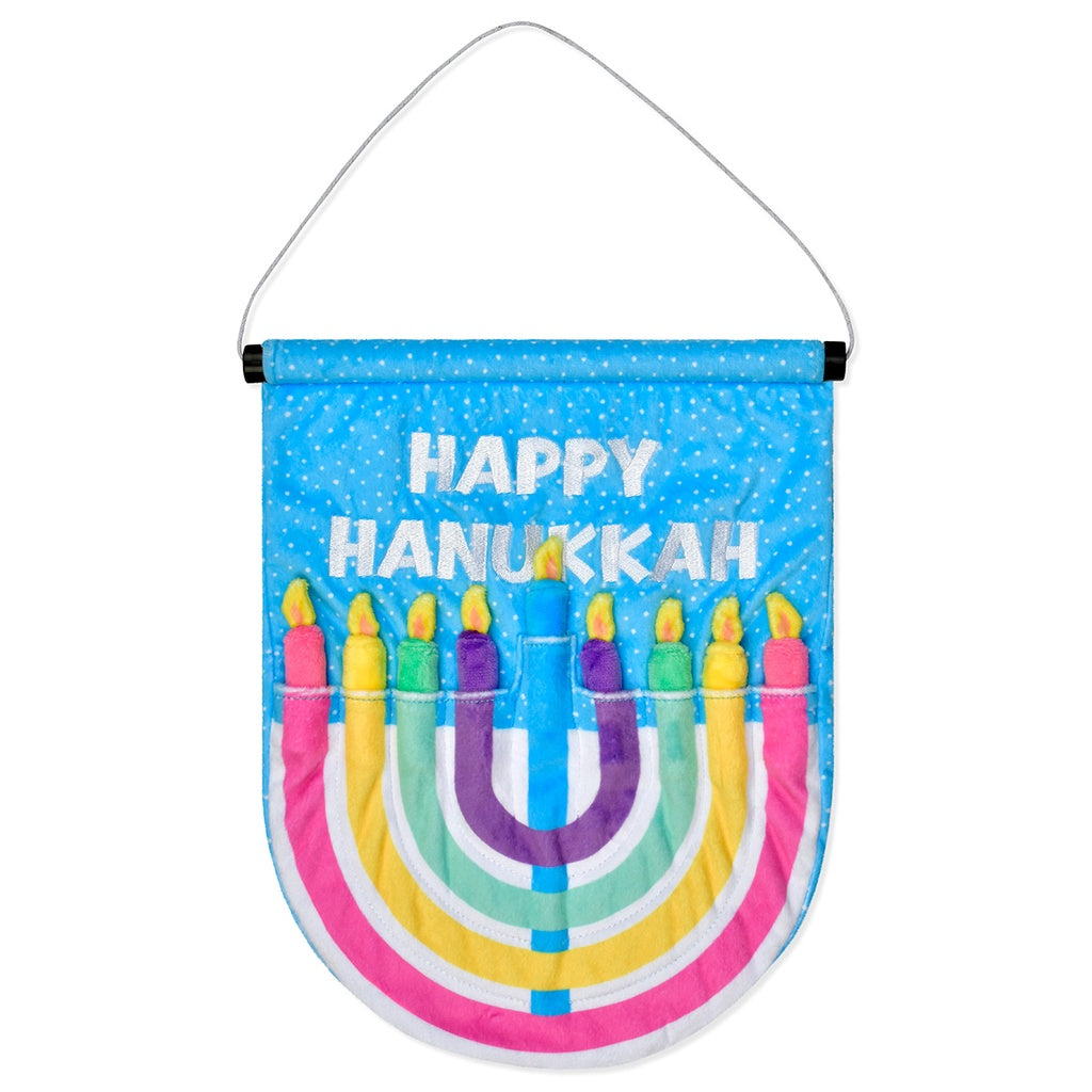 Hanging Menorah Plush Cover