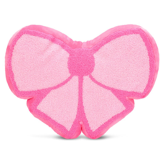 Tomfoolery Toys | Bow Chenille Bow Pillow