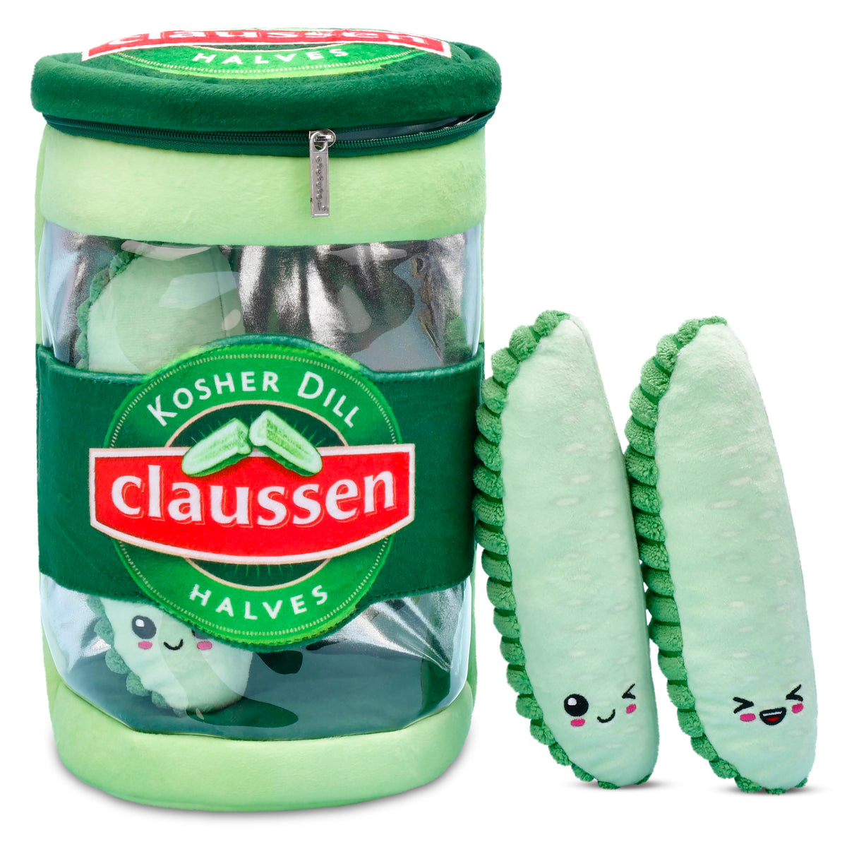 Claussen Kosher Dill Pickles Packaging Plush Cover