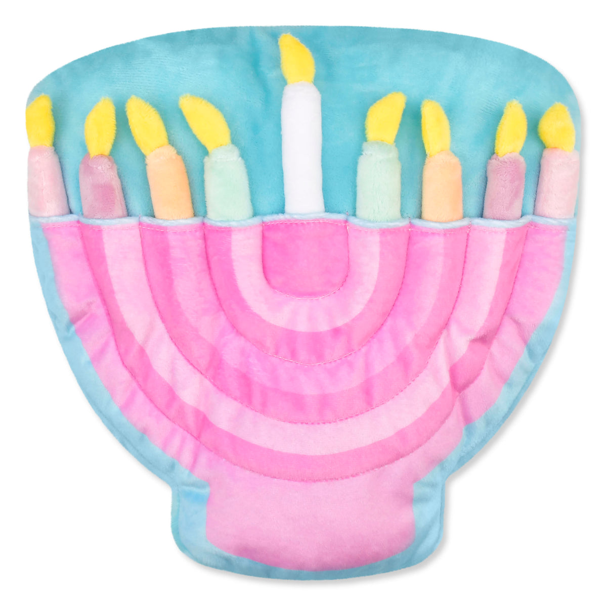 Hanukkah Menorah Plush Cover