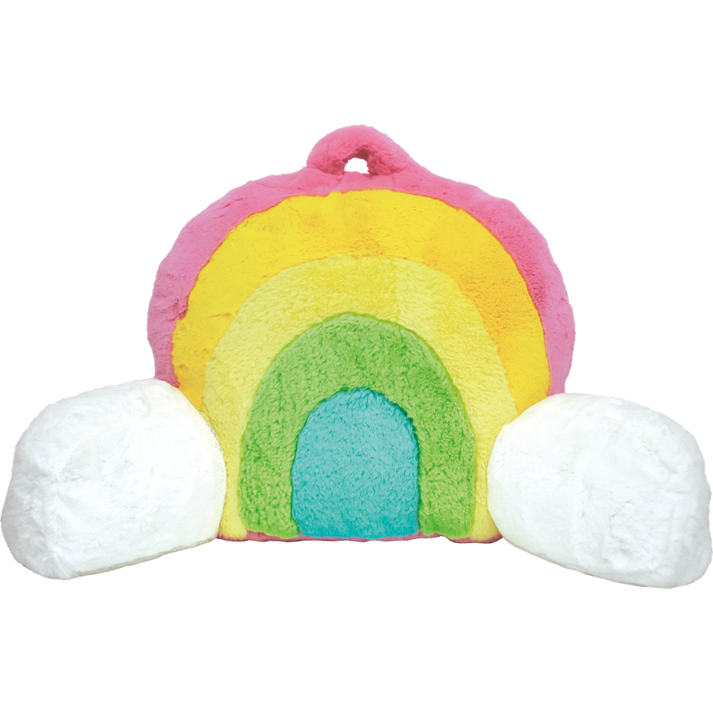 Tomfoolery Toys | Rainbow Furry Lounge Pillow