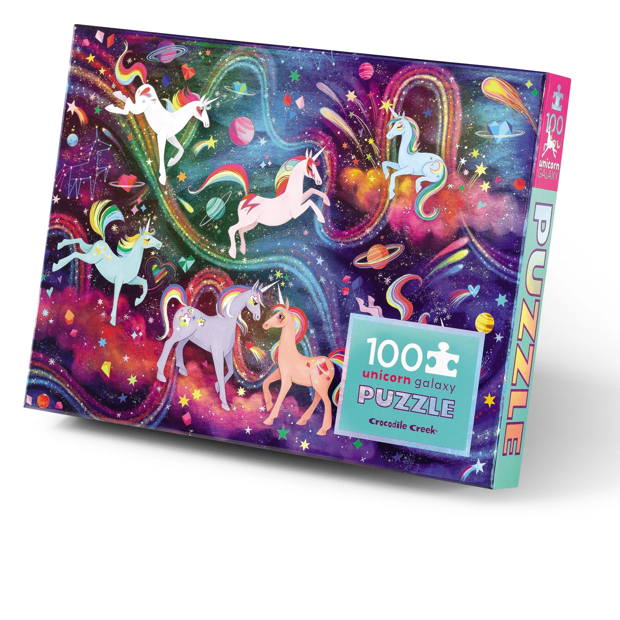 Tomfoolery Toys | Unicorn Galaxy 100pc Holographic Puzzle