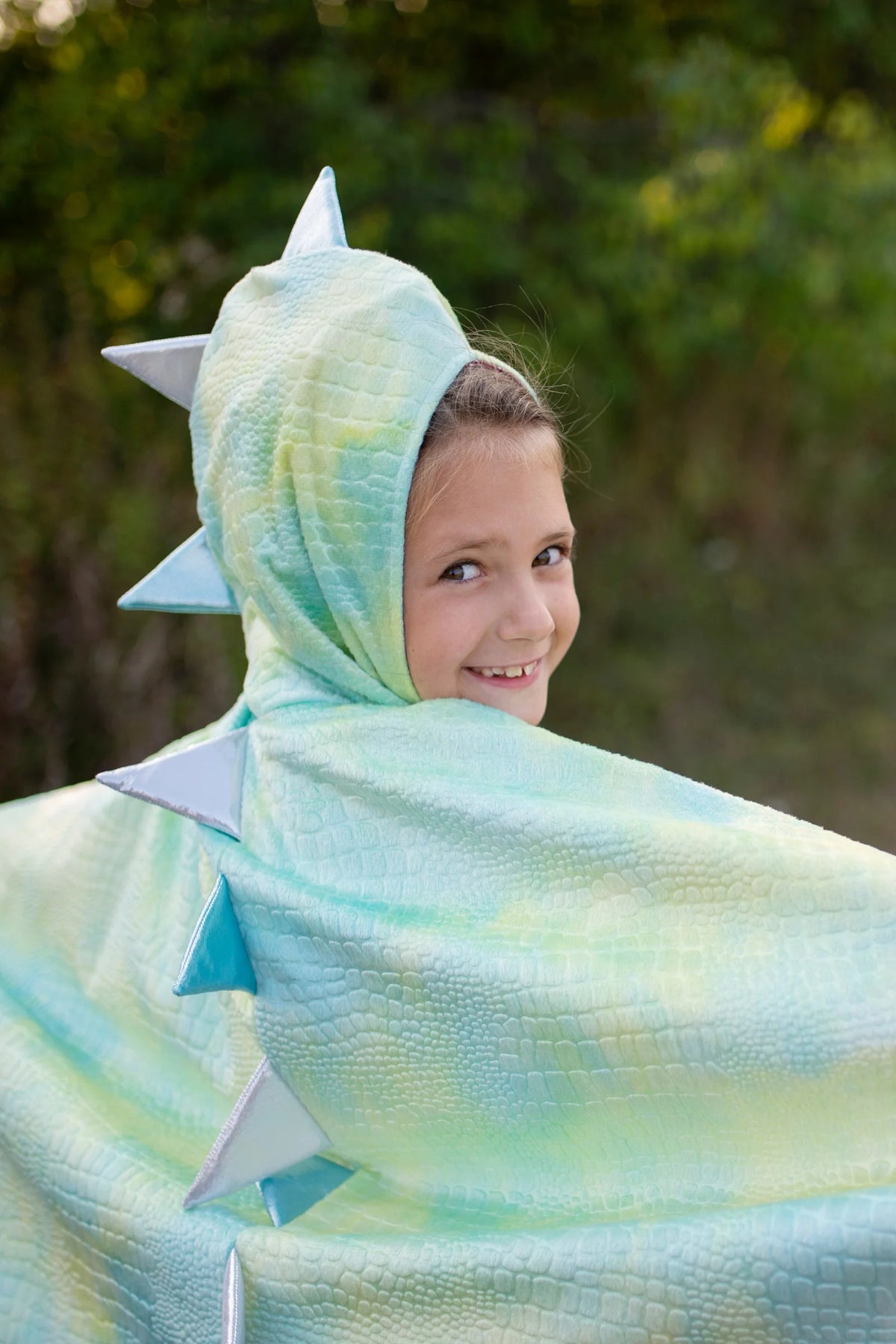 Reversible Rainbow Unicorn Dragon Cape, 3/4 Cover