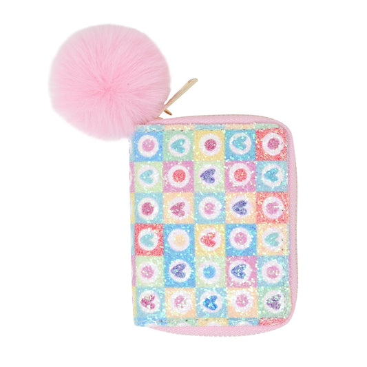 Tomfoolery Toys | Glitter Hearts Wallet