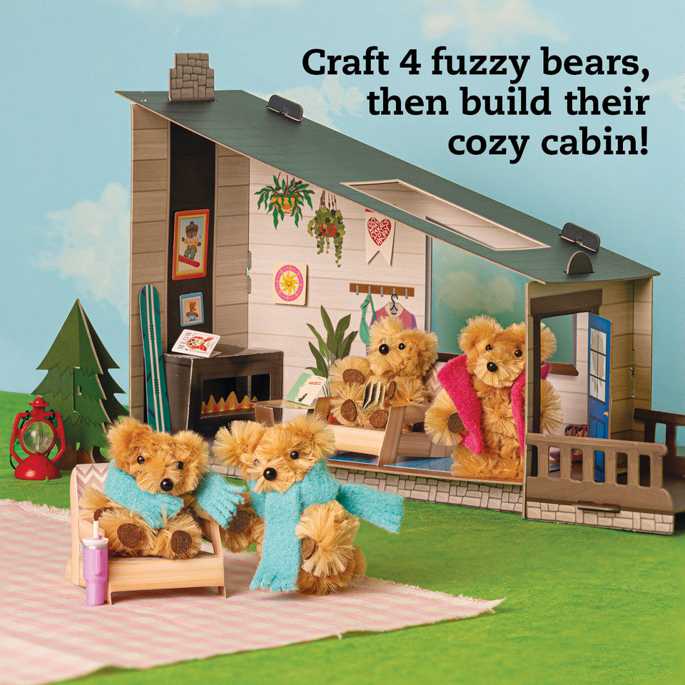 Tomfoolery Toys | DIY Miniature Cozy Bear Cabin