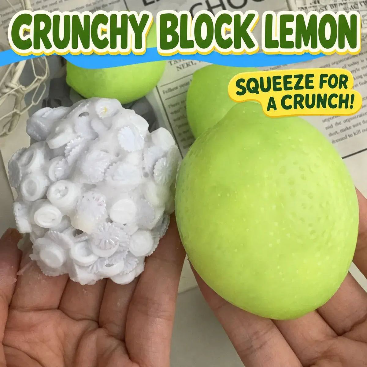 Crunchy Lemon Block Squishy Cover