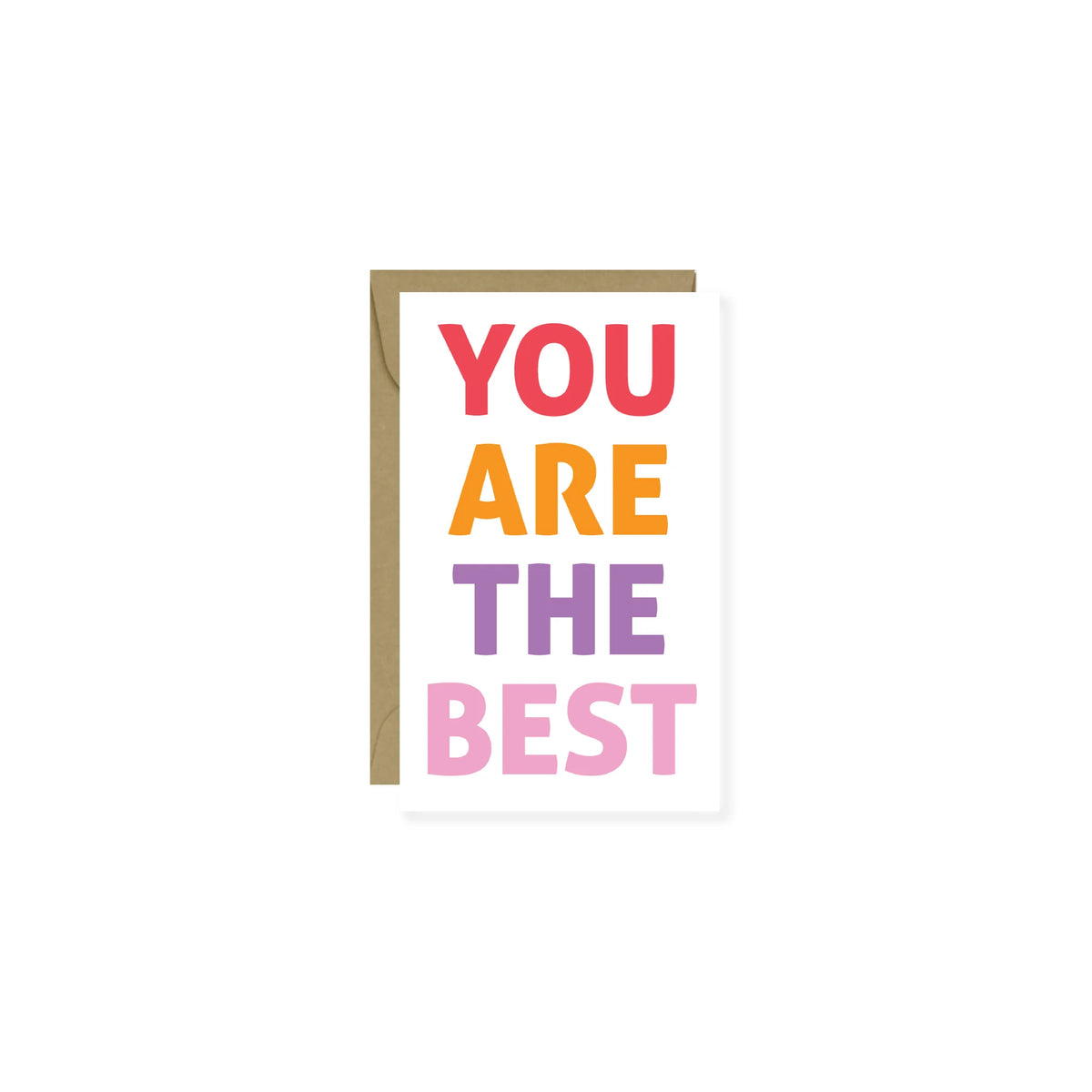 You are the Best Mini Card Cover