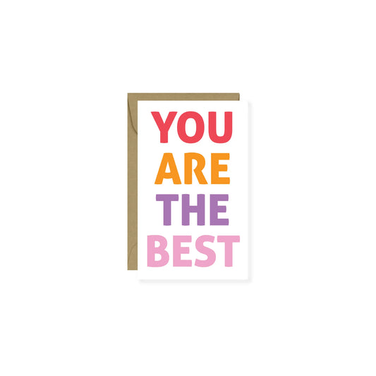 Tomfoolery Toys | You are the Best Mini Card