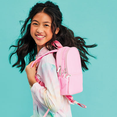 Pink Nylon Mini Backpack Preview #1