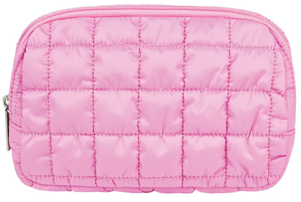 Pink Quilted Belt Bag Cover