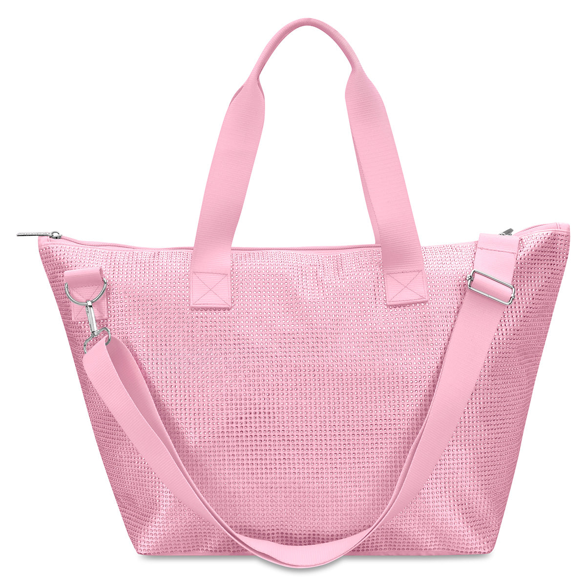 Pink Rhinestone Overnight Bag Cover