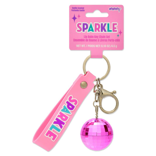 Tomfoolery Toys | Sparkle Lip Balm Key Chain Set